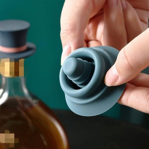 Wholesale Magic Hat <b>Wine</b> Bottle <b>Stopper</b> Seal Cork Cover Silicone Kitchen Tools - Product Image 2