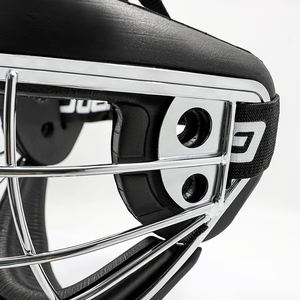 อุปกรณ์ป้องกันฮอกกี้สนามขายส่งจากโรงงาน หน้ากากป้องกันใบหน้าและหมวกกันน็อคพร้อมกรงป้องกัน - Product Image 4