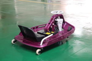 รถดริฟท์ F1 - รุ่นสีม่วง 500W 36V รถดริฟท์ไฟฟ้า FEC ให้เช่า หมุนได้ 360 องศา เครื่องเล่นสวนสนุก ขายส่ง B2B จากโรงงาน - Product Image 5