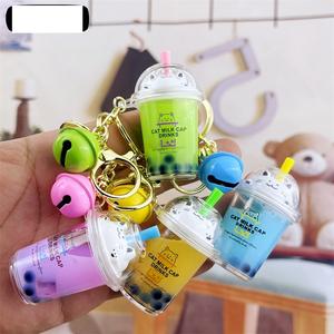 Mini llavero de plástico con figuras de animales en 3D, llavero de plástico con arena movediza, regalo personalizado, colgante de muñeca artesanal de PVC - Product Image 2