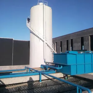 Grand réservoir de digesteur d'eaux usées pour le projet de biogaz Traitement des déchets organiques et traitement des déchets agricoles en équipement énergétique