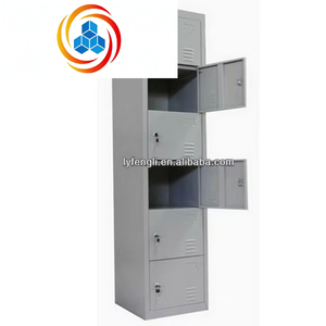 Armoire de rangement en acier à 6 portes / Casier métallique à 6 niveaux / Armoire à 6 compartiments - Product Image 3