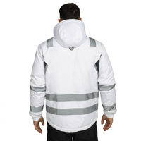 Chaqueta de Seguridad Reflectante de Alta Visibilidad, Ropa de Trabajo de Construcción, Chaqueta de Seguridad de Alta Visibilidad en Oferta, Chaqueta de Trabajo de Seguridad Reflectante de Invierno