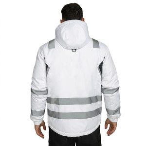 Veste de sécurité haute visibilité réfléchissante pour travaux de construction, meilleure veste de sécurité, vente chaude, veste de travail réfléchissante haute visibilité pour l'hiver - Product Image 5