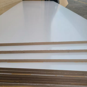 OSL/TSL 15mm carta rivestita di pellicola compensato/melamina E0 formaldeide WBP pioppo di prima classe mobili moderni armadi cucine - Product Image 5