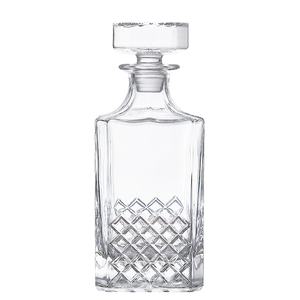 750ml Bouteille en verre pour whisky Vintage sculpté coupe nouveauté verre bouteilles de whisky liqueur Vodka whisky carafe ensemble - Product Image 3
