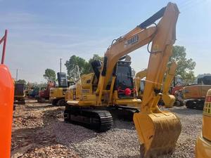 Miniexcavadora usada Komatsu PC130 de 13 toneladas, excavadora hidráulica compacta de segunda mano fabricada en Japón para trabajos de utilidad - Product Image 5