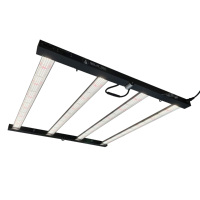 Lampes de culture LED SOLIS TEK 400W pliables à spectre complet IP65 avec puces LM281B, construction en aluminium, pour la croissance des plantes en intérieur (phase de floraison et de croissance).