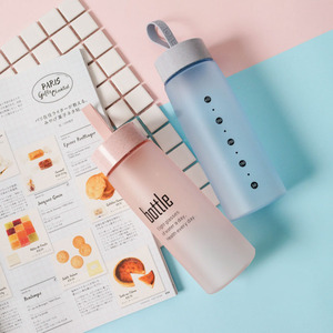 Plastic Bottle BPA Free Leak Proof Eco-Friendly Drinking Bottle Portable Cold Drinking Bottle