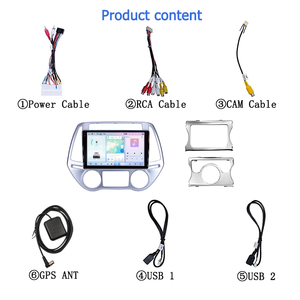 Autoradio Android 15 con Schermo da 9 Pollici, Processore Octa Core, Sistema di Navigazione GPS e DSP per <span class=keywords><strong>Hyundai</strong></span> <span class=keywords><strong>I20</strong></span> (2012-2014) con Climatizzatore Manuale/Automatico - Product Image 5