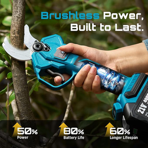 Sécateur Électrique Sans Fil 21V, Batterie Lithium Sans Balais, Cisailles de Jardin à Lame Bypass, Poignée Antidérapante Souple pour la Coupe des Branches - Product Image 4