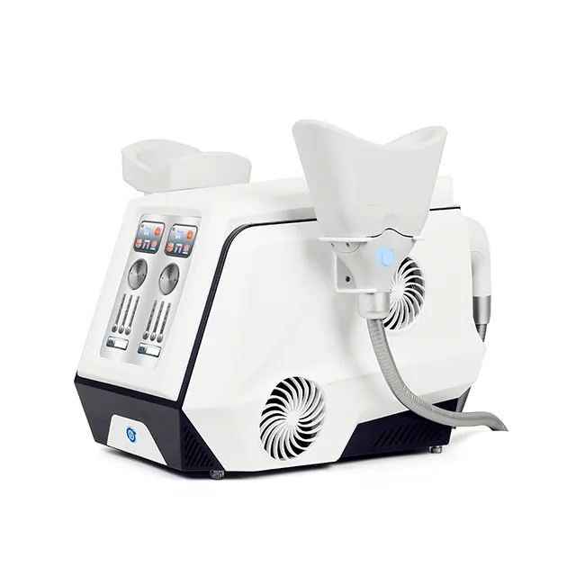 Máquina portátil de emagrecimento e terapia de levantamento de pele, máquina de crio de 360 80 Khz para congelamento de gordura e redução de celulite