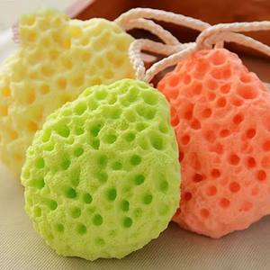 1PC Honeycomb Shape Newborn Baby Kids Bath Sponge Brushes Massage Baby Shower Exfoliating Body Face Cleaning Scrubber Newest - Product Image 1