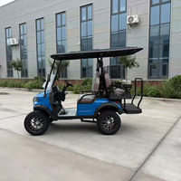 Voiturette de golf électrique 4x4 72V 3-4 places avec batteries au lithium et au plomb