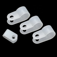 1/8 R type serre-câble en plastique métal vis pinces à câble nylon épaississement pour la fixation des fils