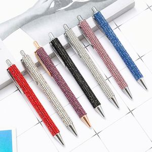 Multi-<b>Color</b> Push-Button Student Stationery Shiny Rhinestone 1.0Mm Black Ballpoint <b>Pen</b> - Product Image 1
