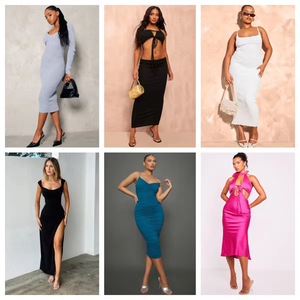 Discounted Dresses for Women's Clothing Brands Wholesale Street Stalls <b>Clothes</b> Inventory Second-hand Women's Clothing Inventory - Product Image 6