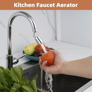 Aireador de grifo de baño con doble rociador cromado 720, rociador de boquilla de 2 funciones con ángulo grande <span class=keywords><strong>para</strong></span> lavado de cara y enjuague de <span class=keywords><strong>ojos</strong></span> - Product Image 2