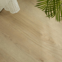 12mm Technisches Holz WPC PVC Vinyl-Bodenbelag Dielen Schlicht Umweltfreundlich Wasserdicht Hotel Schule Innenbereich