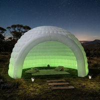 Dôme Gonflable Lumineux pour Glamping – Tente Gonflable pour Événements et Visites Nocturnes