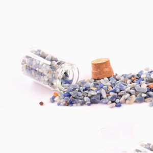 Botellas de Deseos Hechas a Mano con Cristales de <span class=keywords><strong>Cuarzo</strong></span> Rosa, REIKI, Impermeables, con Piedras Curativas Multicolores de Forma Irregular, Recuerdo - Product Image 3