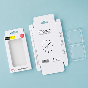 Boîte de rangement universelle premium à double compartiment pour montres connectées <span class=keywords><strong>Apple</strong></span> et Huawei – Étui de protection 2-en-1 - Product Image 2