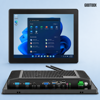 Panel PC Industrial Todo en Uno Integrado sin Ventilador de 12.1/13.3/15/15.6/21.5 Pulgadas, Pantalla Táctil, IP65, Puertos HDMI, VGA y LAN