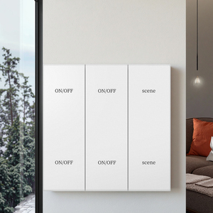1 Gang 2 Gang 3 Gang Voice/APP Operated Control Switch <strong>Zigbee</strong> Smart Press Smart Switch - Seamless Intelligent Home Control - Product Image 1