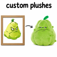 Op maat gemaakte superzachte pluche speelgoed groothandel, maak uw eigen ontwerp fruit gevuld knuffeldier OEM ODM schattig citrus kindercadeau EN71 CE ASTM CPC