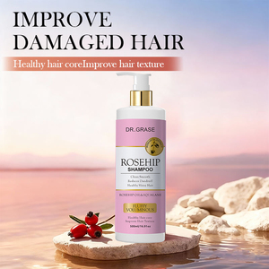 Champú de Marca Propia con Aceite Natural de Rosa Mosqueta, Limpieza Suave, Calmante <span class=keywords><strong>para</strong></span> <span class=keywords><strong>el</strong></span> Cuero Cabelludo, Hidratación Profunda, Control <span class=keywords><strong>del</strong></span> <span class=keywords><strong>Frizz</strong></span>, Suavidad y Brillo - Product Image 3