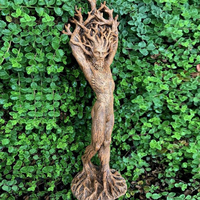 Forêt Déesse Statue Résine Décoration Jardin Artisanat Décoration De Noël Statue Arbre Dieu Décoration