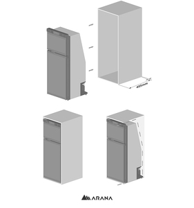 Réfrigérateur de voiture léger 96L certifié CE, silencieux 33dB, avec congélateur 20L <span class=keywords><strong>pour</strong></span> intérieur de <span class=keywords><strong>camping</strong></span>-<span class=keywords><strong>car</strong></span>, petites motorhomes, conversion de fourgonnette, glacière - Product Image 3