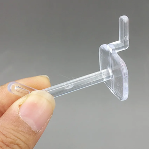 Bán Buôn Giá Rẻ Nhựa Hàng Hóa Treo Móc Áo Hiển Thị Móc Máng Khe Cắm Tấm Hội Đồng Quản Trị Hàng Hóa Khuyến Mãi Cửa Hàng Giá Kệ - Product Image 2