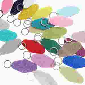 X48 Custom Acrylic Keychains Glitter Printed Blank Personalized Hotel <b>Key</b> Card Eco-friendly Colorful Clear Plastic Zinc Alloy 00 - Product Image 4