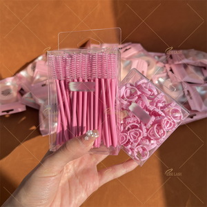 Brosse d'extension de cils jetable de marque privée, brosse à Mascara, brosse à sourcils pour les yeux - Product Image 2