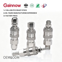 Konektor Pneumatik Cepat Tipe EU PM20 SM20 Dengan Ulir Jantan G1/4 BSP Untuk Kompresor Udara