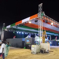 Estructura de Truss de Aluminio para Escenario, Estructura de Truss de Espiga F34 F44, Estructura de Truss Ligera para Eventos y Actuaciones