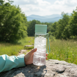 Bouteille d'eau réutilisable multicolores de 500 ml, en plastique sans BPA et étanche avec poignée de transport, pour le sport, la salle de sport, le bureau, le <span class=keywords><strong>camping</strong></span> - Product Image 6