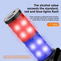 Testeur d'alcoolémie portable à usage domestique de haute précision avec annonce vocale pour les tests de conduite en état d'ébriété