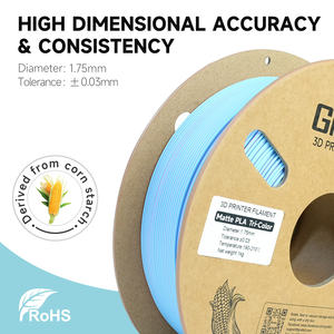 2025 nouveau filament de service <span class=keywords><strong>d</strong></span>'impression 3d PLA mat Pla OEM ODM prise en charge 175mm en 1KG - Product Image 2