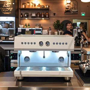 เครื่องชงกาแฟเอสเพรสโซแบบกึ่งอัตโนมัติเชิงพาณิชย์ 2 หัวชง แบบหลายหม้อต้ม สำหรับบาริสต้ามืออาชีพ เหมาะสำหรับร้านกาแฟและโรงแรม - Product Image 3