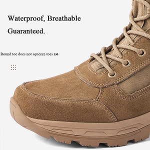 Scarpe da Trekking e Alpinismo Alla Moda e Classiche con Tomaia in Vera Pelle, Suola in Gomma Antiscivolo e Impermeabile, Allacciatura con Lacci - Product Image 5