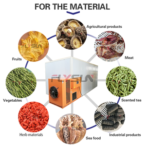 Machine de séchage automatique des pêches contrôlée par PLC avec moteur, four de séchage en acier inoxydable de qualité alimentaire pour la transformation alimentaire - Product Image 4