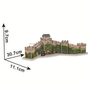 Rompecabezas 3D de la Arquitectura Mundialmente Famosa, la Gran Muralla China, Rompecabezas 3D, Recuerdo, Regalo, Juguete de Modelado 3D DIY - Product Image 2