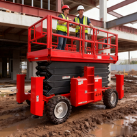 Conception étanche du système de levage à ciseaux tout temps pour les applications minières de construction