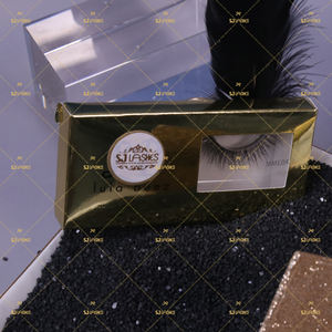 ขนตาแบบเต็มแถบแฮนด์เมดเส้นบางธรรมชาติทําจากผมสังเคราะห์ - Product Image 6