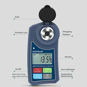 Refractómetro Digital Brix para Medir el Contenido de Azúcar en Jugos de Frutas, Bebidas Nuevas, Instrumento Probador de Azúcar en Bebidas GT128 P - Product Image 6