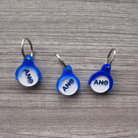 Koin Troli Plastik Berlubang, Token Cetak Embos Kustom, Tahan Lama, Cetakan Injeksi, Promosi Personal