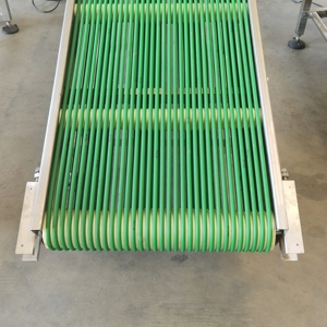 Modüler bant konveyör paslanmaz çelik çerçeve ve PP plastik kemer ile 304 meyve endüstrisi için gıda için yeni örgülü konveyör bandı - Product Image 4