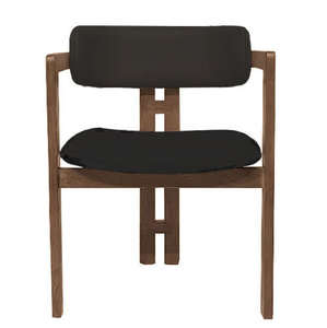 Silla de <span class=keywords><strong>Capitán</strong></span> Moderna de Mediados de Siglo Kinwood Sherpa, Silla de Lectura Estilo Wabi-Sabi para Comedor - Product Image 6